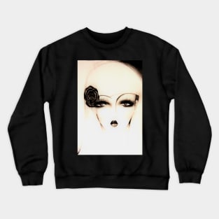 SAHARA WHITE DOVE 1 DECO FACE Crewneck Sweatshirt